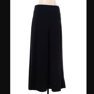 ECI Women’s Black Maxi Skirt with Waist Detail, Size: S Small